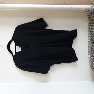 Basic Editions Black short sleeve sweater (#32)